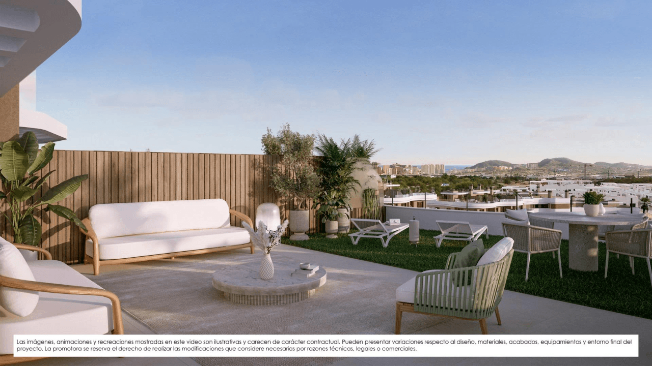Penthouse til salg i Finestrat