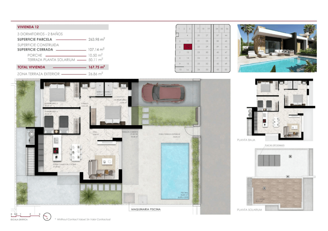 Villa till försäljning i Ciudad Quesada